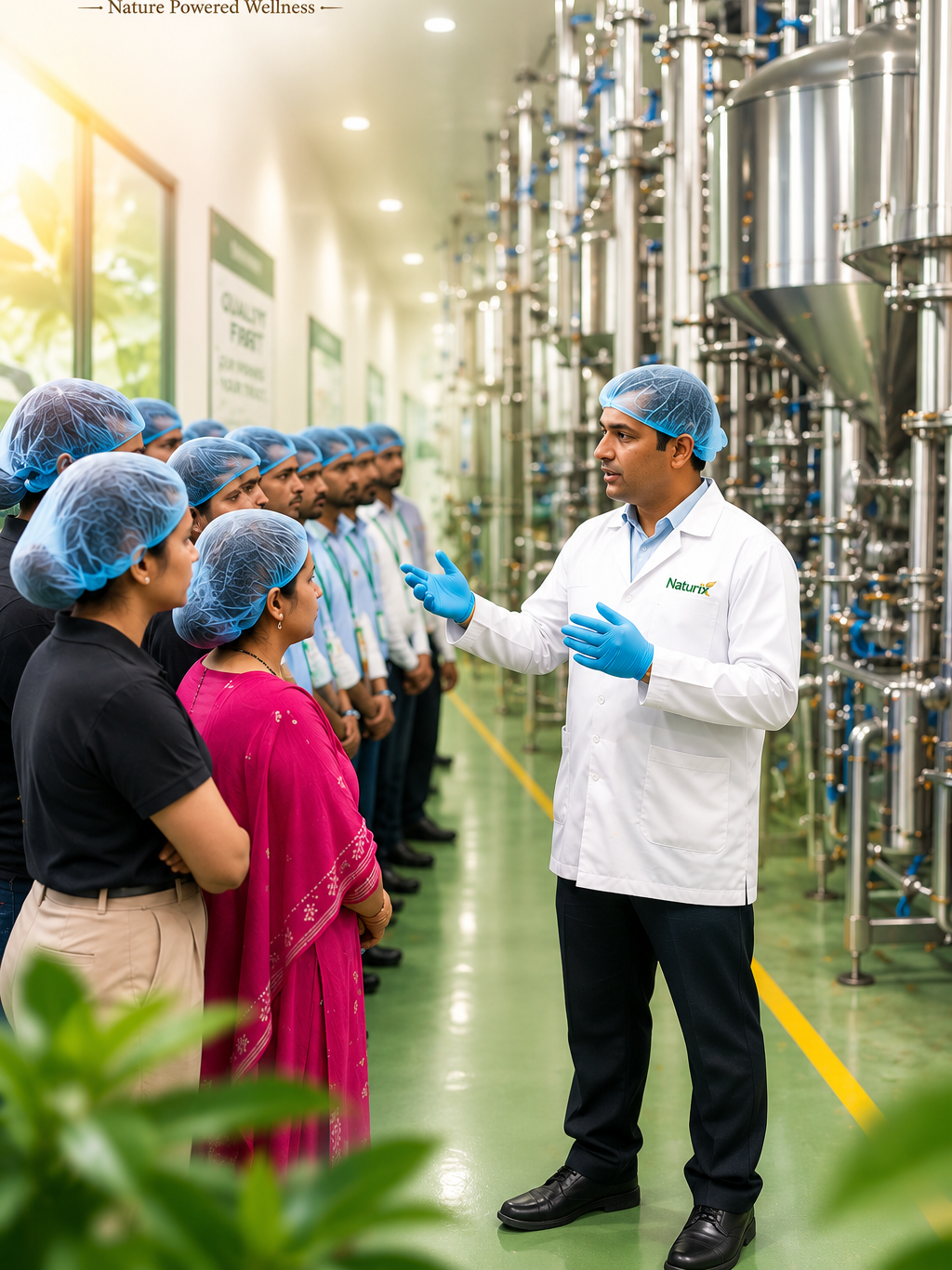 Factory image Naturix Plant image ( machines & staff)