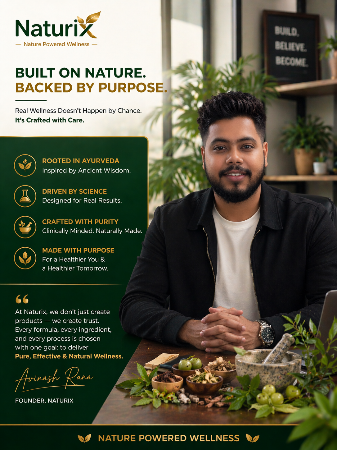 Home Avinash Rana Founder and Managing Director of Naturix Herbal Wellness